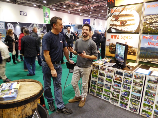 John being interviewed for BIKE magazine