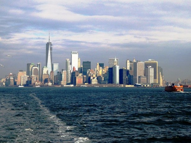 Take the free Staten Island Ferry...